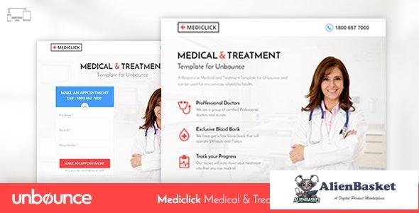 21195 Mediclick v1.0 - Unbounce Medical Landing Page Template 