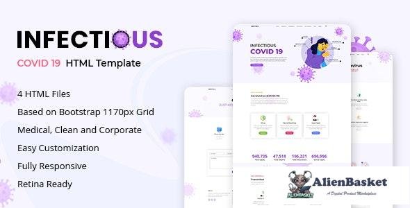 26384 Infectious v1.0 - Coronavirus (COVID-19) Medical HTML Template 