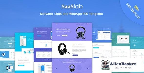 24795 SaaSLab v1.0 - Software, SaaS and WebApp PSD Template 