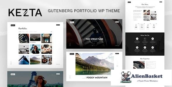 27108 Kezta v1.1 - Gutenberg Portfolio for WordPress 