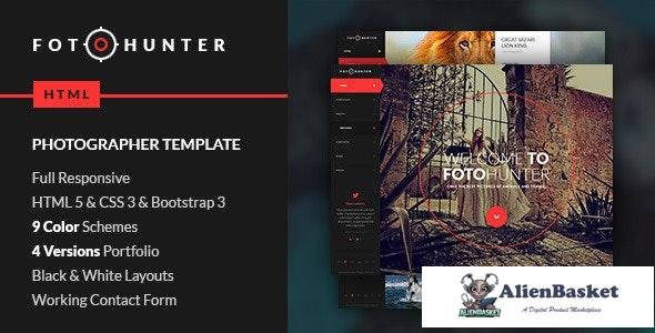 20223 FotoHunter v1.0 - Creative Photographer Template 