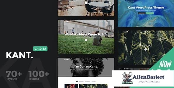 13405 Kant v1.0.12 - A Multipurpose WordPress Theme for Startups 