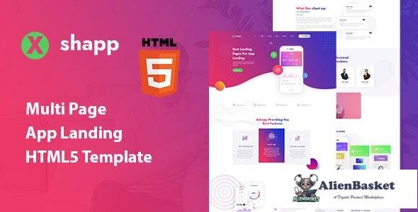 25760 Xshapp v1.0 - Multipage App Landing HTML5 Template 