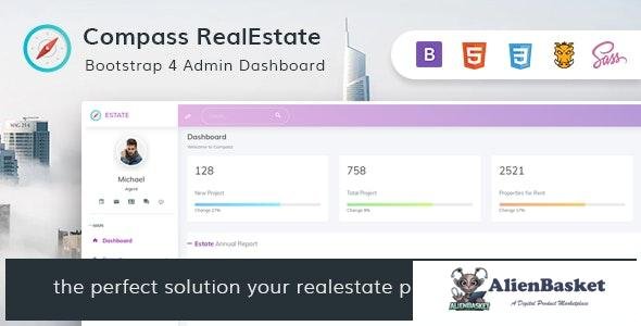 27011 Compass RealEstate v1.0 - HTML Admin Template 