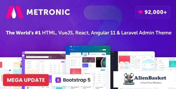 30509 Metronic v8.0.38 - Bootstrap 4/5 HTML, VueJS, React, Angular 11 & Laravel Admin Dashboard Them