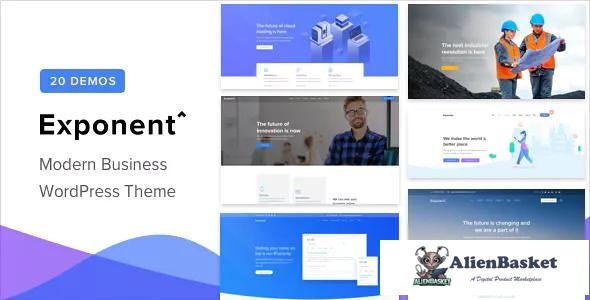 13247 Exponent v1.0.2 - Modern Multi-Purpose Business Theme 