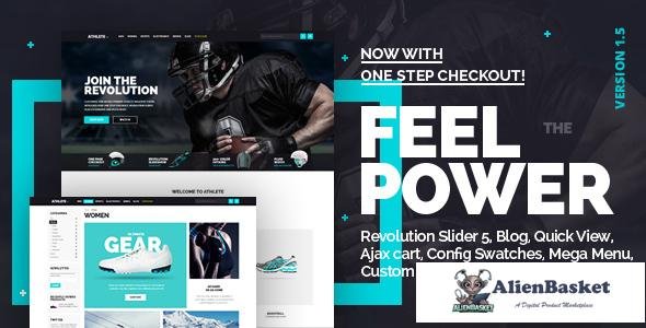 28409 Athlete v1.5.3 - Fluid Responsive Magento Theme 