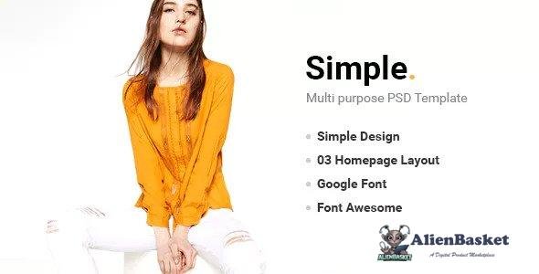 13703 Simple - PSD Template 