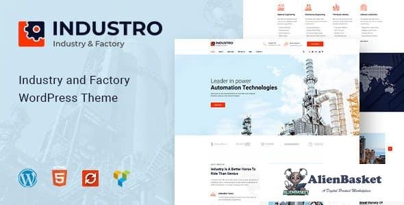 13690 Industro v1.0.3 - Industry & Factory WordPress Theme 