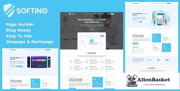 17906 Softing v1.2.6 - WordPress Software Landing Page Theme 