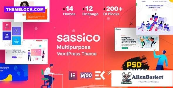 32771 Sassico v3.2.3 - Multipurpose Saas Startup Agency WordPress Theme 