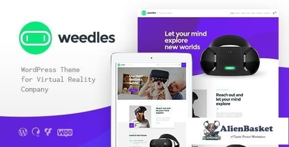 17440 Weedles v1.1.1 - Virtual Reality Landing Page & Store WordPress Theme 