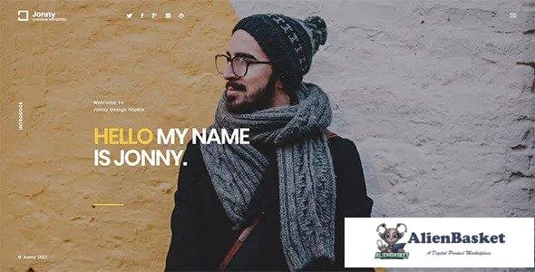 13424 Jonny - One Page HTML Template 
