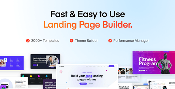 32184 Landio v1.2.8 - Multi-Purpose Landing Page WordPress Theme 