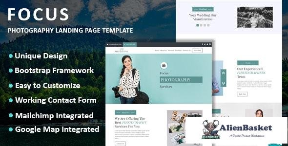 26922 Focus v1.0 - Photography Landing Page Template 