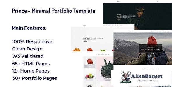 27138 Prince v1.0 - Minimal Portfolio Template 