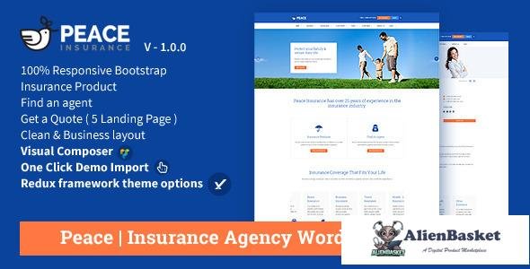 13133 Peace v2.5.5 - Insurance Agency WordPress Theme 