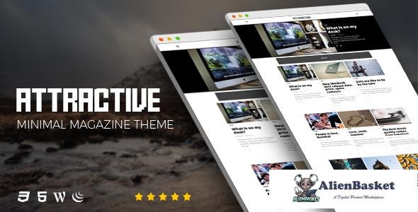 12266 Attractive v1.0 - Minimalist Magazine WordPress Theme 