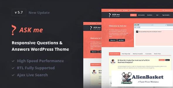 12269 Ask Me v5.7 - Responsive Questions & Answers WordPress 