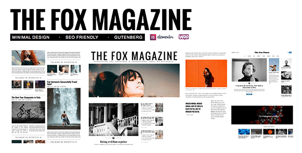 18645 The Fox v4.2.2.1 - Minimal Blog/Magazine Theme For Creators 