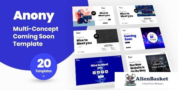 24590 Anony v1.0 – Coming Soon HTML5 Template 