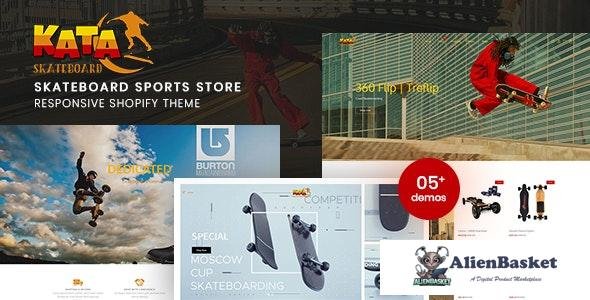 28001 Kata v1.0 - Skateboard Sports Store Shopify Theme 