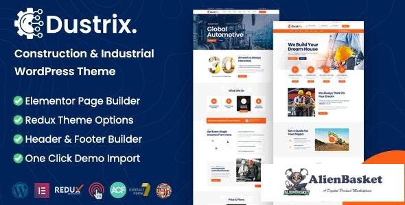 31704 Dustrix v1.2.0 - Construction and Industry WordPress Theme 
