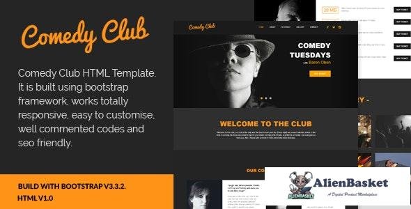 20957 Comedy Club v1.0 - Entertainment HTML Template 