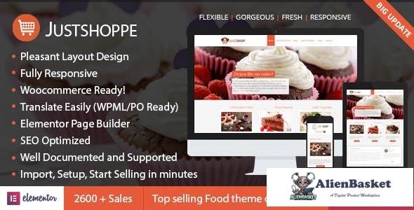 14193 Justshoppe v10.0 - Elementor Cake Bakery WordPress Theme 
