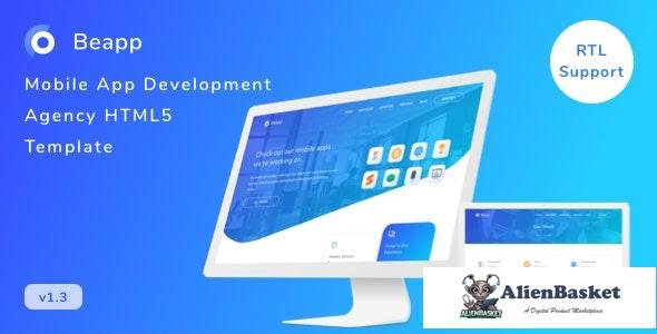 27730 Beapp v1.0 - Mobile App Development Agency HTML5 Template + RTL Support 