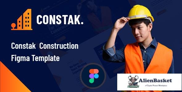 28528 Constak v1.0 - Construction Figma Template 