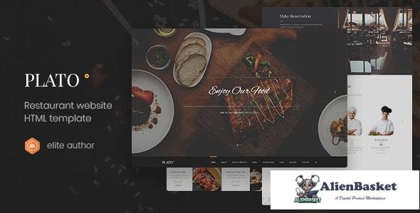 21448 Plato v1.0 - Restaurant & Food One Page HTML5 Template 
