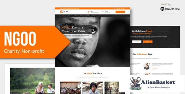 12832 NGOO - Charity, Non-profit, and Fundraising HTML Template 