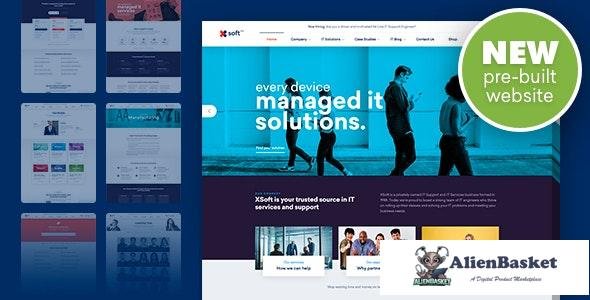 17157 Nanosoft v1.1.9 - WP Theme for IT Solutions and Services Company 