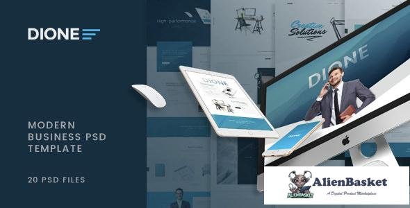 11077 Dione - Enterprise PSD Template 