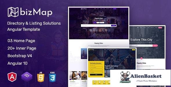 26736 BizMap v1.0 - Directory Listing Angular 10 Template 