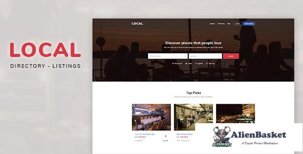 11221 Local - Directory Listings PSD Template 