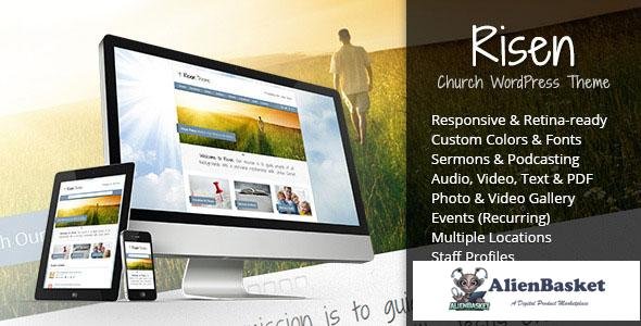 11946 Risen v2.6 - Church WordPress Theme (Responsive) 