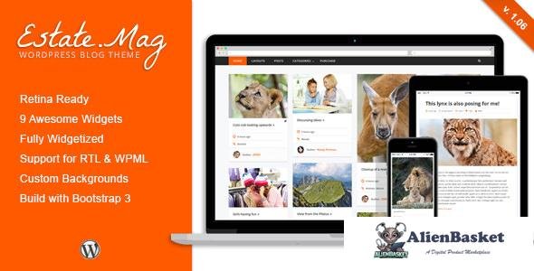 11225 EstateMag v1.06 - Responsive Wordpress Blog Theme 