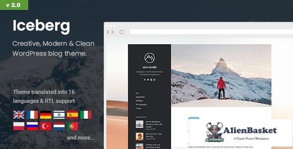 18582 Iceberg v2.0 - Simple & Minimal Personal Content-focused 