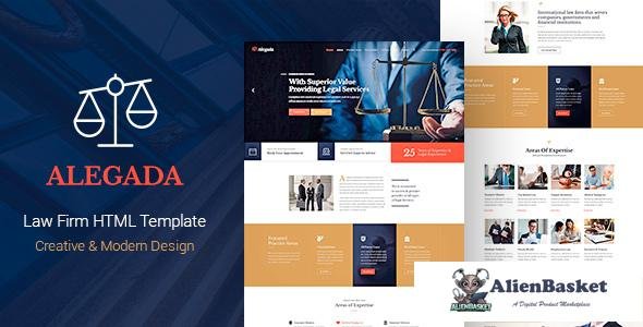 12229 Alegada - Law HTML Template 