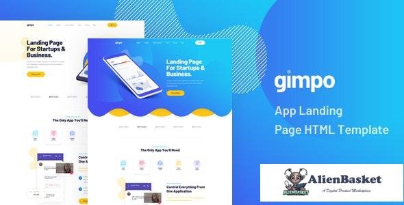 18300 Gimpo v1.0 - App Landing Page HTML Template 