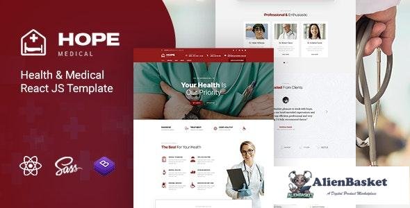 26005 Hope v1.0 - Health & Medical React JS Template 