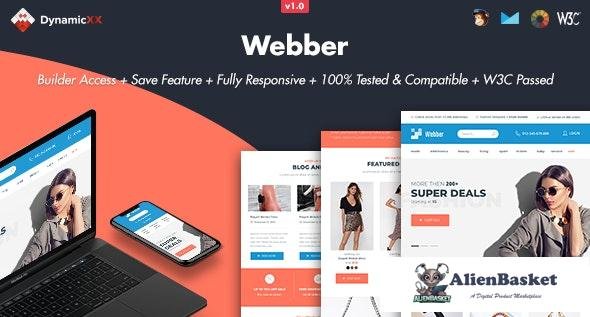 20602 Webber v1.0 - Responsive Email + Online Template Builder 