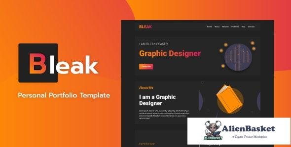 19711 Bleak v1.0 - Personal Portfolio Template 