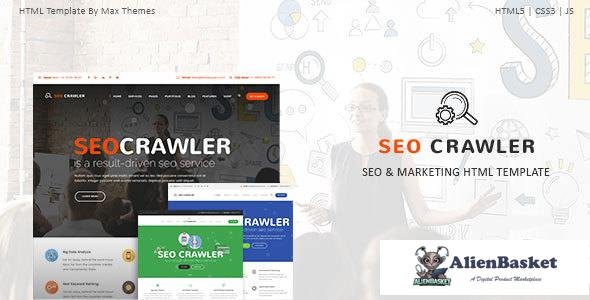 12125 SEO Crawler - Digital Marketing Agency HTML Template 