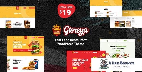 18713 Gloreya v1.2 - Fast Food WordPress Theme 