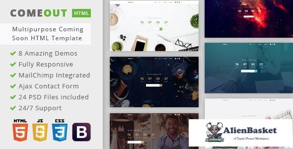 16368 ComeOut - Multipurpose Coming Soon HTML Template 
