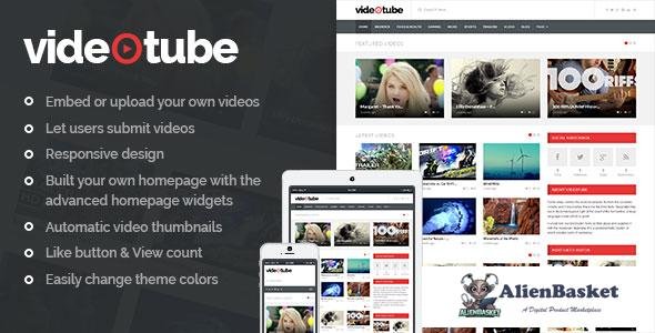 30000 VideoTube v3.4.4 - A Responsive Video WordPress Theme 