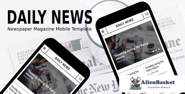 23439 Daily News v1.0 - Newspaper Magazine Mobile Template 